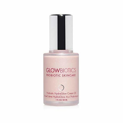 Picture of Glowbiotics MD, Probiotic HydraGlow Cream Oil AntiAging and Calming Oil For Dry Oily Normal Combination and Sensitive Skin Types, 1 Fl Oz