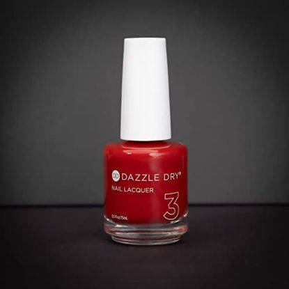 Picture of Dazzle Dry Nail Lacquer - Rapid Red, a full coverage classic true red. (0.5 fl oz)