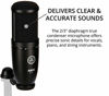 Picture of AKG P120 Cardioid Condenser Microphone for Voiceovers, Vocals, Pianos, Guitars, and String Instruments Bundle with Blucoil 10-FT Balanced XLR Cable, and Pop Filter Windscreen