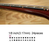 Picture of Inlay Sticker Fret Markers for Guitars & Bass - 1/8" Small Side Marker Dots - Abalone Red