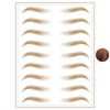 Picture of Brows by Bossy Temporary Eyebrow Tattoos Waterproof Eyebrow Stickers, False Tattoos Hair Like Peel Off Instant Transfer Brows For Women And Men | Natural Strokes, Shaping, Tint…