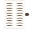 Picture of Brows by Bossy Temporary Eyebrow Tattoos Waterproof Eyebrow Stickers, False Tattoos Hair Like Peel Off Instant Transfer Brows For Women And Men | Natural Strokes, Shaping, Tint…