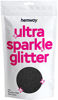 Picture of Hemway Premium Ultra Sparkle Glitter Multi Purpose Metallic Flake for Arts Crafts Nails Cosmetics Resin Festival Face Hair - Black - Microfine (1/256" 0.004" 0.1mm) 100g / 3.5oz