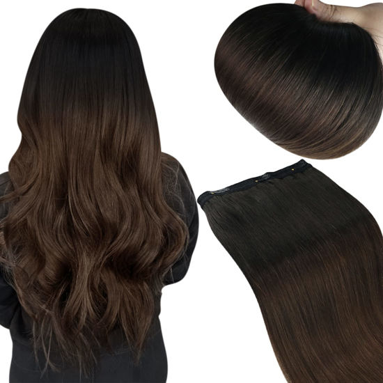 brazilian ombre clip in hair extensions