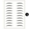 Picture of Brows by Bossy Temporary Eyebrow Tattoos Waterproof Eyebrow Stickers, False Tattoos Hair Like Peel Off Instant Transfer Brows For Women And Men | Natural Strokes, Shaping, Tint…