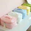 Picture of Juoxeepy Cotton Makeup Bag Large Travel Cosmetic Bag Quilted Cosmetic Pouch Coquette Aesthetic Floral Toiletry Bag