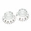 Picture of Dopro 2pcs USA(Imperial) LP Guitar Bell Knobs 24 Fine Splines Top Hat Knobs for USA Les Paul with CTS Pots Clear