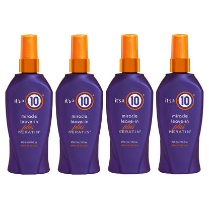 Picture of It's a 10 Haircare Miracle Leave-In Plus Keratin Spray, 10 fl. oz (10 Fl. Oz (Pack of 4))