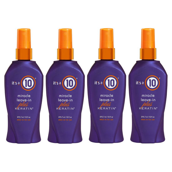 Picture of It's a 10 Haircare Miracle Leave-In Plus Keratin Spray, 10 fl. oz (10 Fl. Oz (Pack of 4))