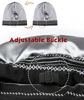 Picture of FocusCare Sleeping Hat,Frizzy Hair Protecting Long Tail Gifts for Women Summer Black White