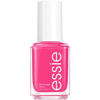 Picture of essie Salon-Quality Nail Polish, 8-Free Vegan, Bright Pink, Mod Square, 0.46 fl oz