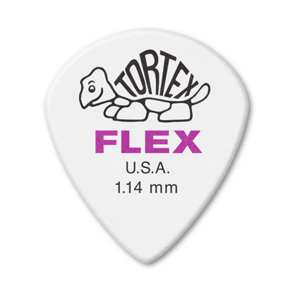 Picture of Jim Dunlop Tortex Flex Jazz III XL 1.14mm 72 Pack Guitar Picks (466R1.14)