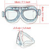 Picture of evomosa Motorcycle Goggles Vintage Pilot Style Cruiser Scooter Goggle Outdoor Sand Goggles Bike Racer Cruiser Touring Eyewear