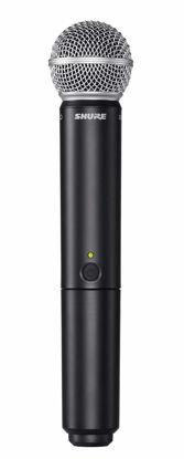 Picture of Shure BLX2/SM58 Handheld Wireless Transmitter with SM58 Vocal Microphone Capsule, for use with BLX Wireless Systems (Receiver Sold Separately) - J11 Band