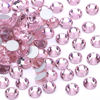 Picture of Novani 1440 Pieces Rhinestones, Flatback Crystal Gemstones Glass Rhinestones for Crafts Makeup Nail Art and DIY Decorations, Pink Rhinestone(SS16, 4mm)
