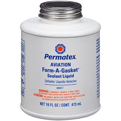 Picture of Permatex 80017-12PK Aviation Form-A-Gasket No. 3 Sealant. 16 oz. (Pack of 12)