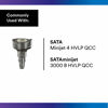 3M PPS 2.0 Spritzpistolenadapter #S40, 26135, Trapezgewinde, verbindet mehrere SATAjet und SATAminijet Lackierpistolen an PPS 2.0 Farbsprühsystem, 1 Packung