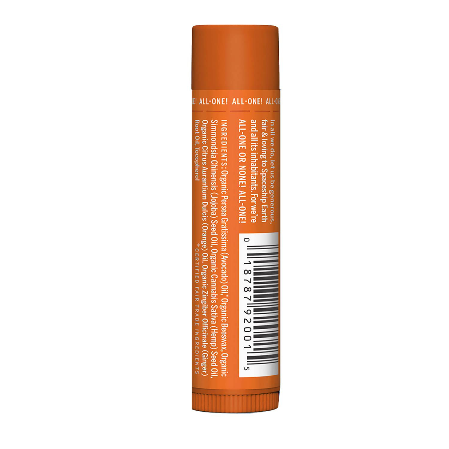 GetUSCart- Dr. Bronner's - Organic Lip Balm (Orange Ginger, .15 Ounce ...