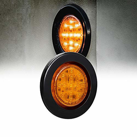 GetUSCart 2.5" Round 10 LED Light [2 in 1 Reflector] [Polycarbonate