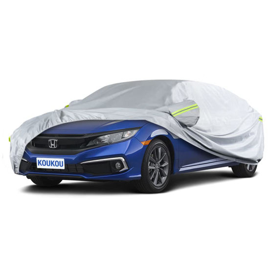 GetUSCart- KouKou 6 Layers Car Cover Waterproof All Weather for