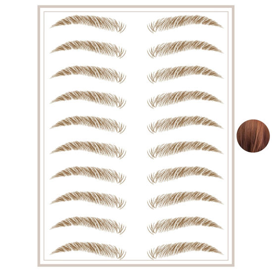 Picture of Brows by Bossy Studio & Co Temporary Eyebrow Tattoos Waterproof Eyebrow Stickers, False Tattoos Hair Like Peel Off Instant Transfer Brows For Women And Men
