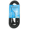 Picture of MCSPROAUDIO Male to Female XLR Cable with black connectors 35 FT Foot Feet, Right-F to Straight-M