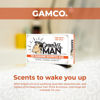 Picture of Grown Ass Man Co. - Solid Shampoo Bar Rich Lather 3 in 1: Hair, Beard & Body Wash - Plastic Free & Eco-Friendly, Natural & Organic Clean for All Hair Types, 4oz Bar (Mister Sunshine, Single)