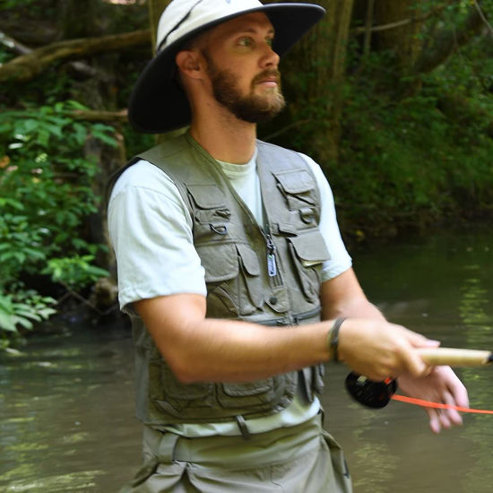 GetUSCart Frogg Toggs Cascades Classic50, Lightweight and Breathable Fly Fishing Vest