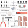 Picture of ORCISH 70Pcs Tire Repair Kit, Heavy Duty Tire Plug Kit Flat Tire Repair Kit Tire Patch Kits Puncture Repair Kit (70pcs)