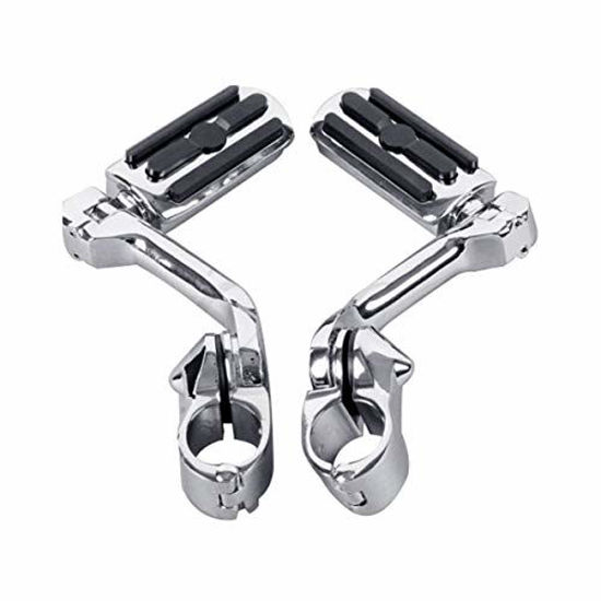 GetUSCart XFMT 1.25 32 mm Long Angled Adjustable Highway Foot Pegs Peg Mount For Harley Davidson
