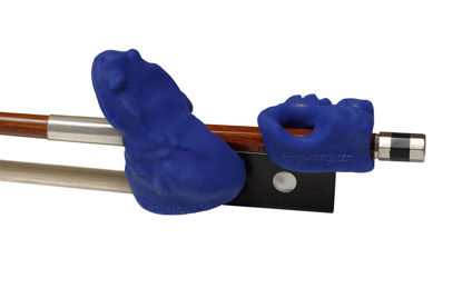 Picture of Bright Blue 2-Piece Set: Things 4 Strings Bow Hold Buddies Violin/Viola Teaching Aid Accessory