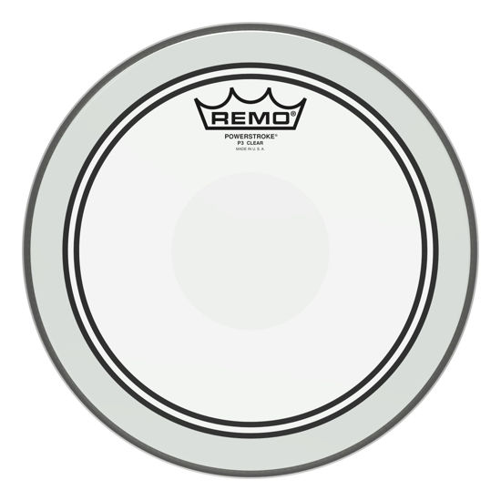 Picture of Remo P30310-C2 Clear 10-Inch Powerstroke 3 Drum Head - Clear Dot on Top