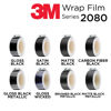 Picture of 2 inches x 25 Feet 3M 1080 2080 Satin Black Vinyl Wrap Kit for Black Out Chrome Delete Window Trim Door Trim Free Tool Kit