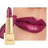 Picture of Oulac Metallic Burgundy Lipstick for Women, High Impact Lipcolor with Moisturizing Creamy Formula, Vegan & Cruelty-Free, Full-Coverage Lip Color 4.3 g/0.15 oz (Love Particle(03) )