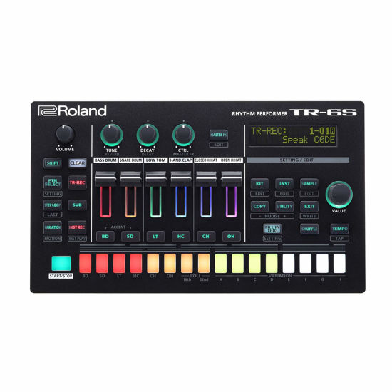Picture of Roland TR-6S Compact Drum Machine with Six tracks of Authentic TR Sounds, Samples, FM Tones, and Effects