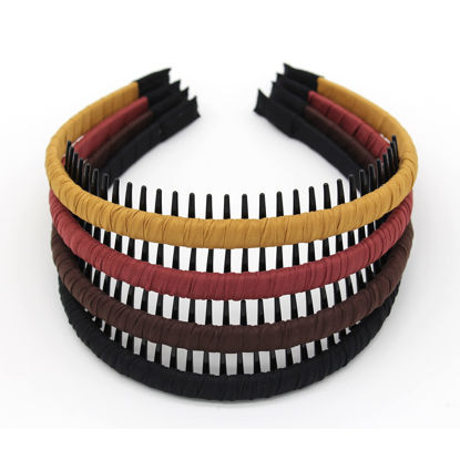 Picture of JOBAND fashion head bands for women tooth comb hair hoop Comfy non slip hair bands(4 Colors)