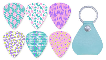 Picture of Guitar Picks for Kids, Guitar Picks for Children, Learn to Play Guitar, Fun Designs, Guitar, Girl Guitar Picks, Boy Guitar Picks, Music (Colorful Animal Prints)