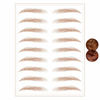 Picture of Brows by Bossy Temporary Brow Tattoo | 8 Colors & 6 Styles | Waterproof Eyebrow Stickers, False Tattoos Hair Like Peel Off Instant Transfer Eyebrows For Women And Men | Natural Strokes, Shaping, Tint