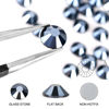 Picture of Novani Rhinestones Flatback Rhinestones Glass Gems Stones Jewels Round Gemstones Non-Hotfix Crystal for Crafts,SS16,1440 Pieces,Shiny Black