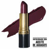 Picture of Revlon Super Lustrous Lipstick, High Impact Lipcolor with Moisturizing Creamy Formula, Infused with Vitamin E and Avocado Oil in Plum / Berry, Black Cherry (477)