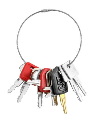 Picture of QWORK Ignition Keys Set, 10 Pack Heavy Construction Equipment Keys for Caterpillar Case JD Hyster Komatsu Keys Heavy Equipment