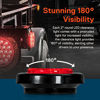 Picture of 2" Round 10 LED Light [2 in 1 Reflector] [Polycarbonate Reflector] [10 LEDs] [D.O.T. Certified] [2 Year Warranty] Side Marker Light for Trucks and Trailers - Red