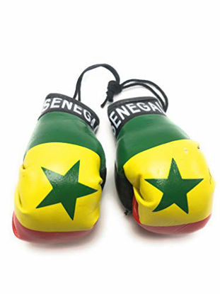 Picture of Red Hat Ent Hanging Car Mirror Mini Boxing Gloves (Senegal)