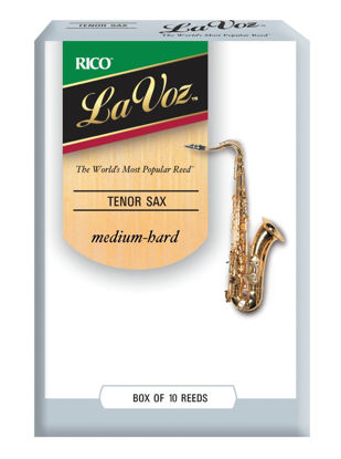 Picture of D'Addario Rico La Voz Tenor Saxophone Reeds - Tenor Sax Reeds, Strength Medium-Hard, 10-pack