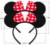 Picture of FANYITY Mickey Ears, 2 Pcs Minnie Ears Headbands Hair Band for halloween Party