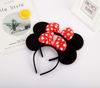 Picture of FANYITY Mickey Ears, 2 Pcs Minnie Ears Headbands Hair Band for halloween Party