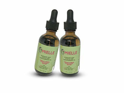 Picture of Mielle Organics Hair Products Rosemary Mint Hair Growth Oil 2 oz,(Pack of 2),Infused with Biotin to Encourage and Strengthen Hair Growth,Rid of Itchy and Dry Scalp