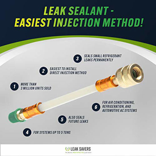 GetUSCart- Leak Saver Direct Inject Refrigerant Leak Sealer - 2022 ...