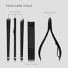 Picture of Utopia Care 15 Pieces Manicure Set - Stainless Steel Manicure Nail Clippers Pedicure Kit - Professional Grooming Kits, Nail Care Tools with Luxurious Travel Case (Yellow)