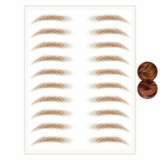 Picture of Brows by Bossy Temporary Eyebrow Tattoos Waterproof Eyebrow Stickers, False Tattoos Hair Like Peel Off Instant Transfer Brows For Women And Men | Natural Strokes, Shaping, Tint?